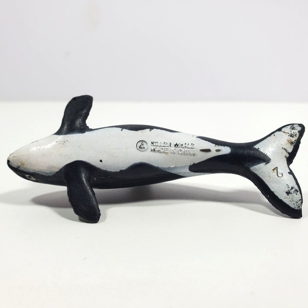 AAA 3.5" Sperm Whale Dolphin Killer Whale Figures Lot 3 Miniatures - Picture 7 of 16